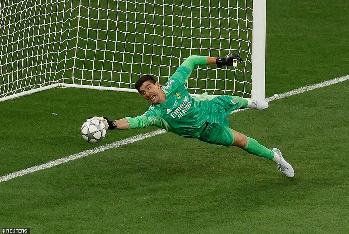 Thibaut Courtois trong trận đấu