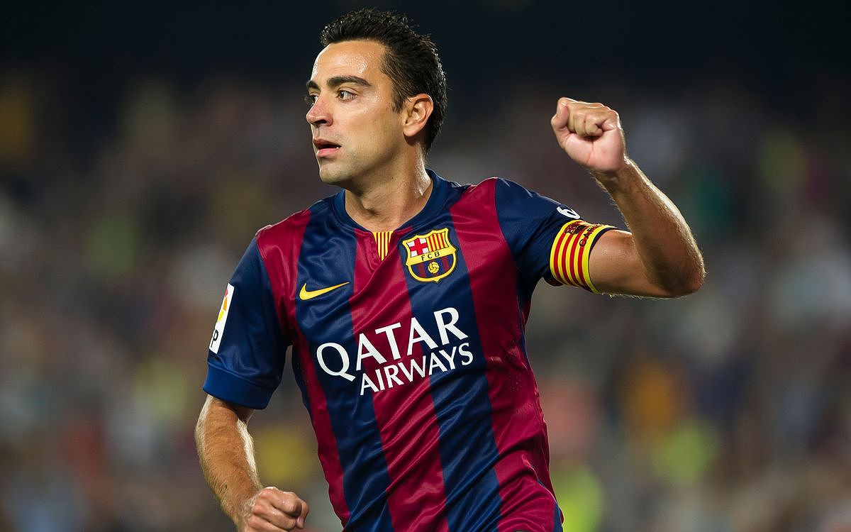 Xavi Hernández với chức vô địch La Liga